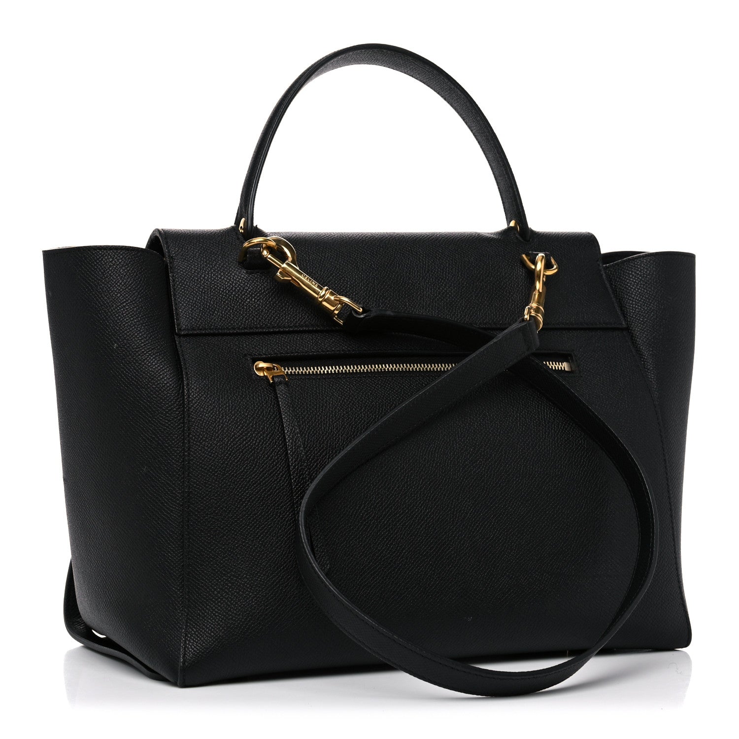 Celine Grained Calfskin Mini Belt Bag Black 3 of 14