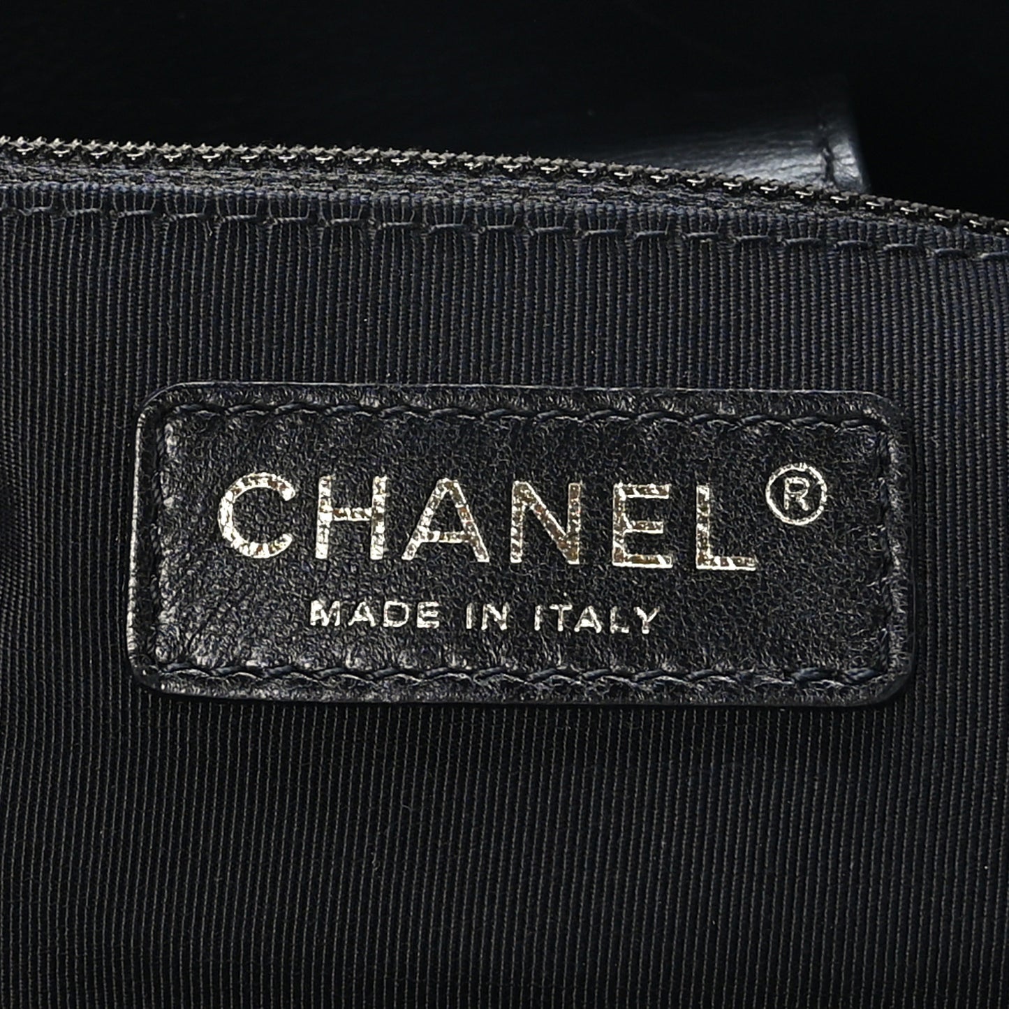 Calfskin Quilted Small Chain Me Tote Black