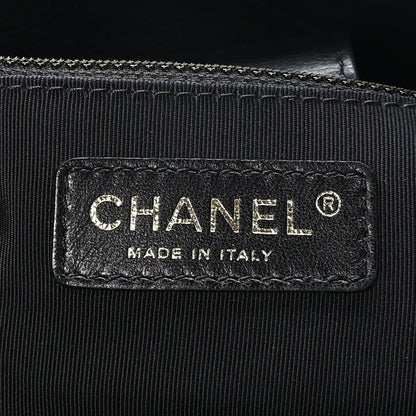 Chanel Calfskin Quilted Small Chain Me Tote Black 8 of 12