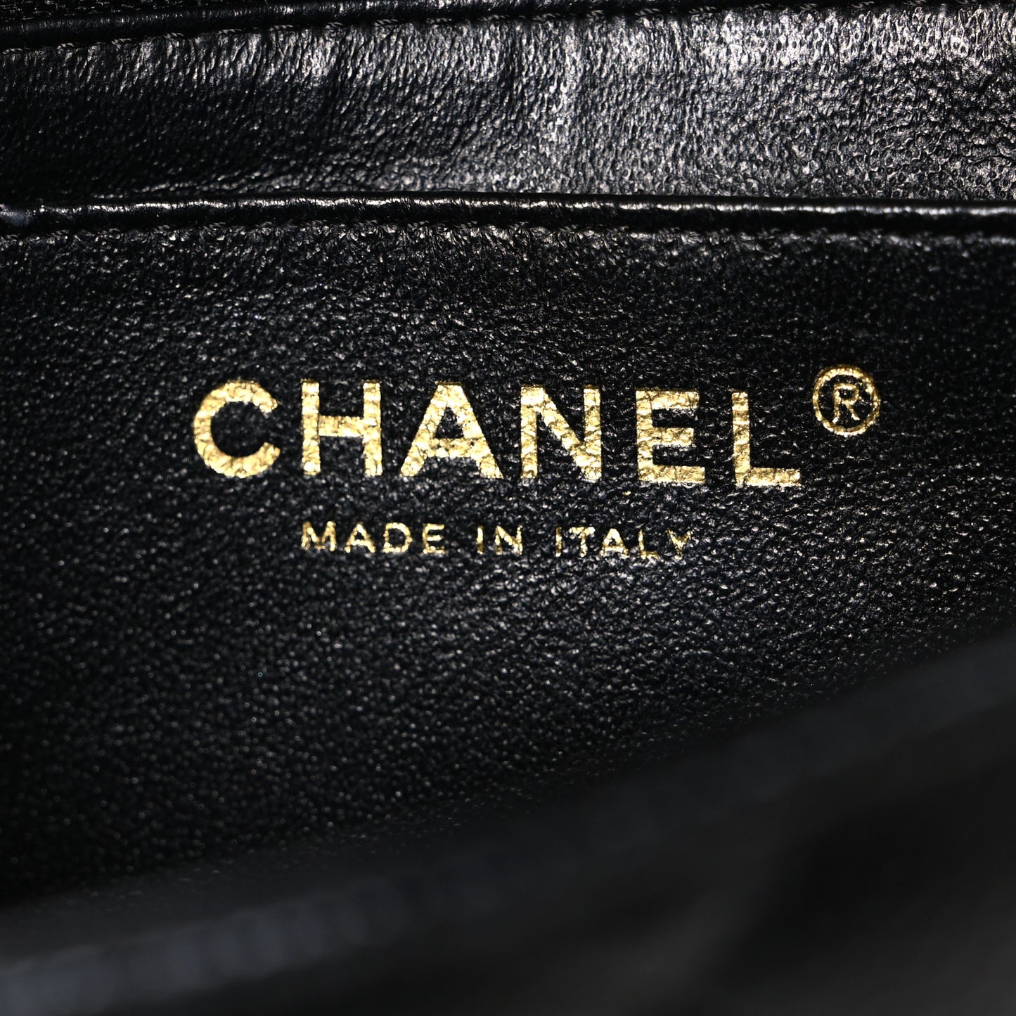 Caviar Quilted Mini Square Flap Black