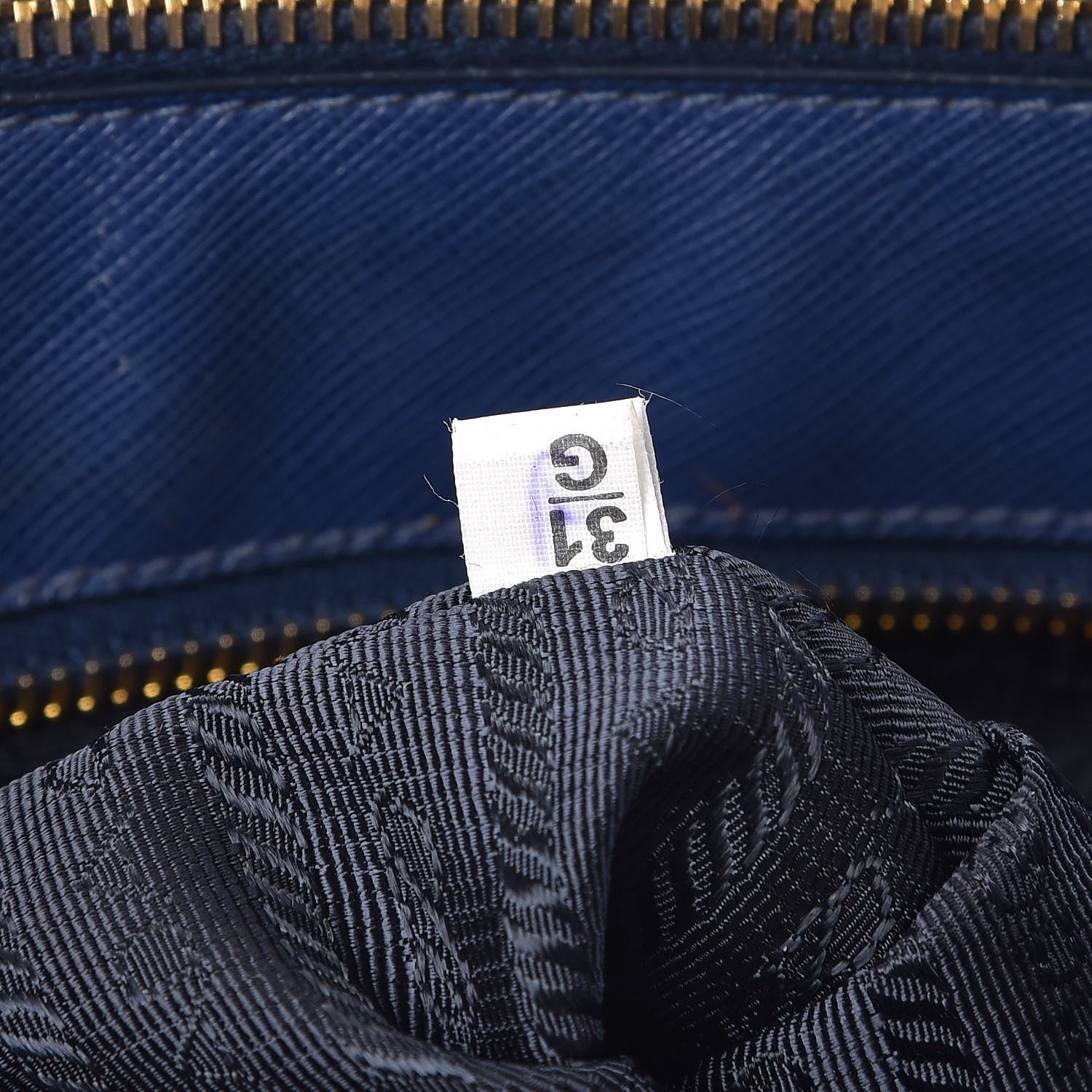 Prada Saffiano Large Galleria Double Zip Tote Bluette 8 of 10