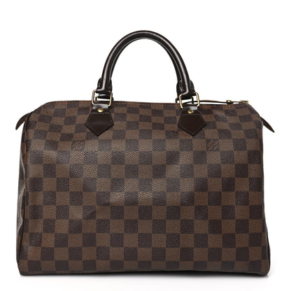 Louis Vuitton Damier Ebene Speedy 30 1 of 8