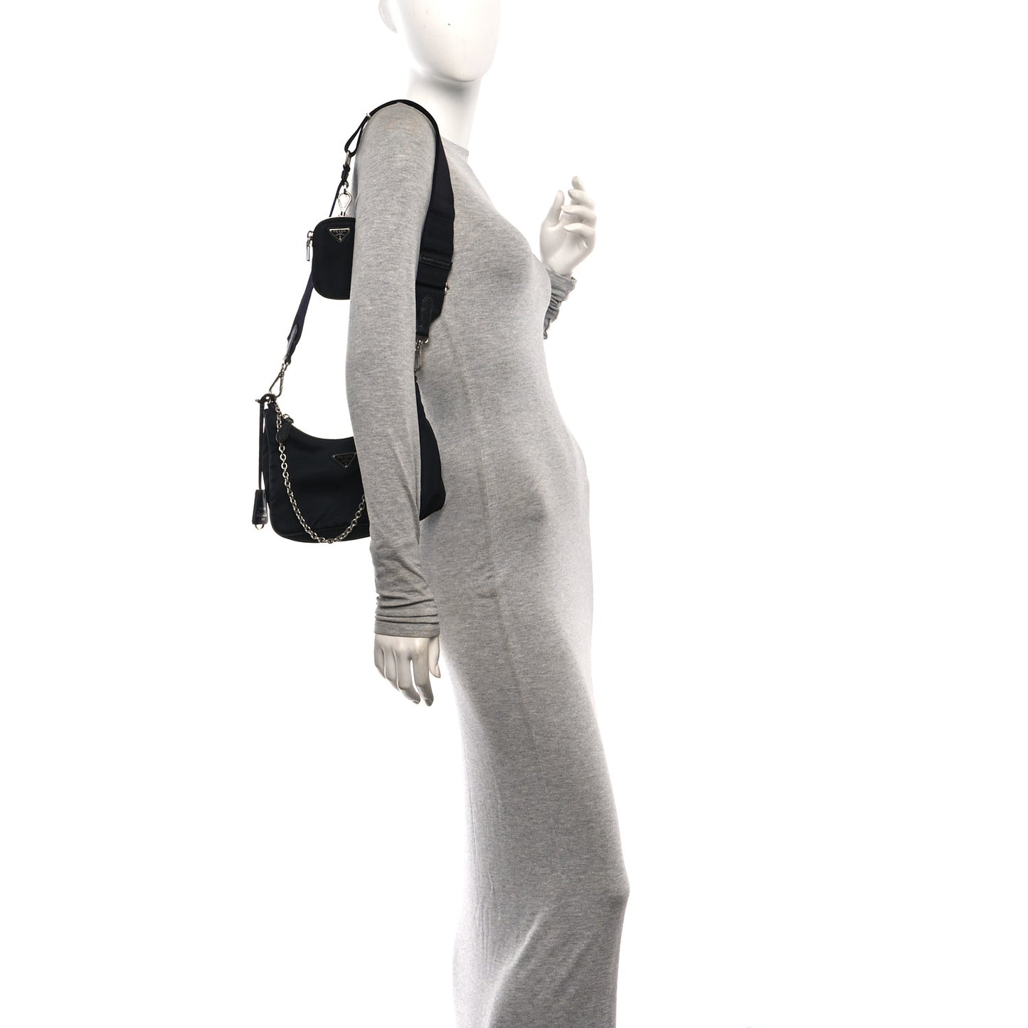 Nylon Re-Edition 2005 Shoulder Bag Black