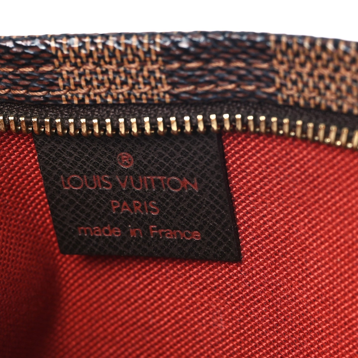 Damier Ebene Trousse Make Up Bag Pochette