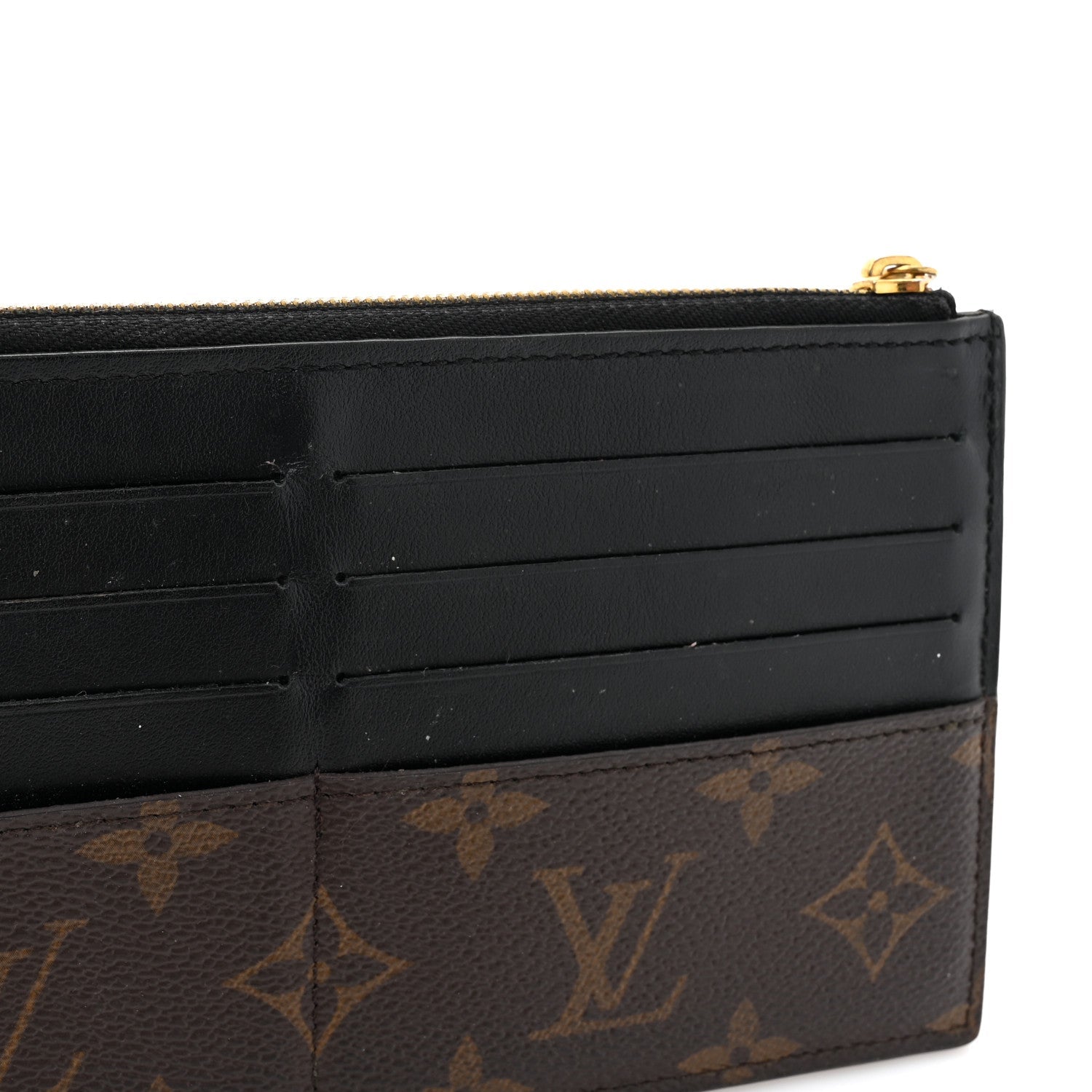 Louis Vuitton Monogram Slim Purse Black 7 of 10