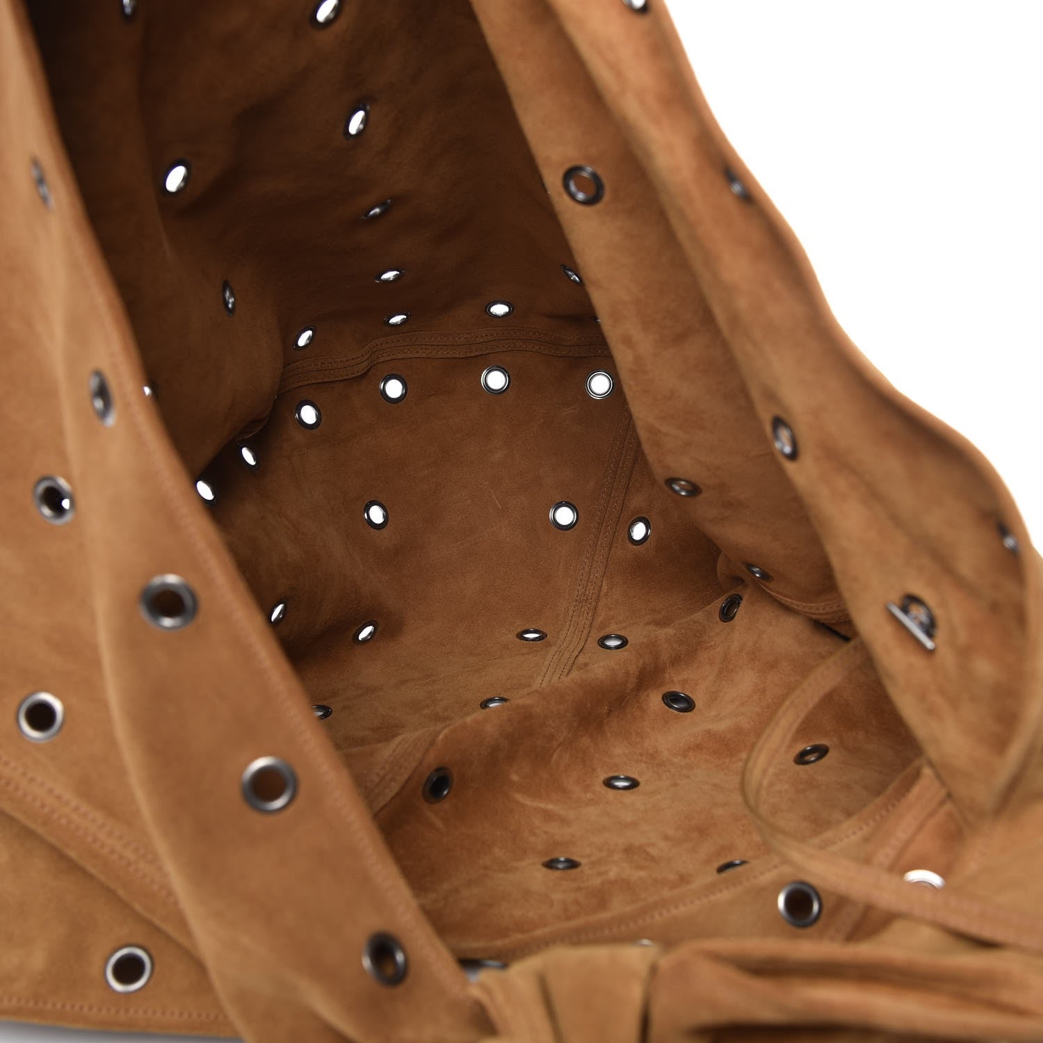 Saint Laurent Suede Sac Bandana Hobo Rame 6 of 9