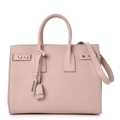 Saint Laurent Grained Calfskin Small Supple Sac De Jour Rose 1 of 7
