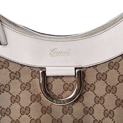 Gucci Monogram Large D Gold Hobo Off White 13 of 13