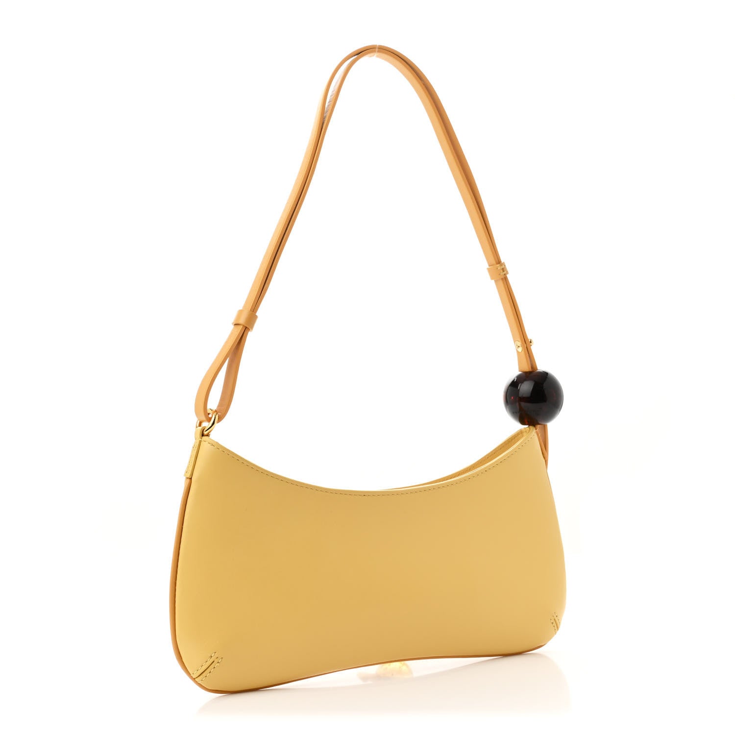 Jacquemus Smooth Calfskin Le Bisou Perle Dusty Yellow 3 of 9