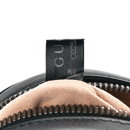 Gucci Calfskin Matelasse GG Marmont Belt Bag 75 30 Black 7 of 12