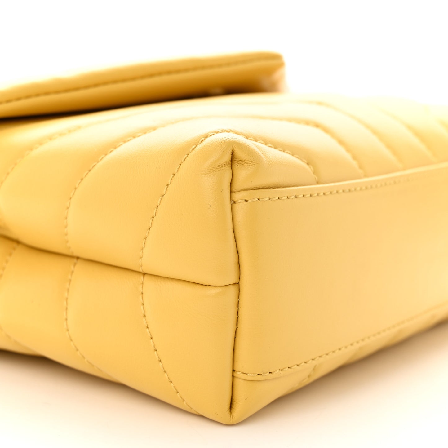 Calfskin Y Quilted Monogram Toy Loulou Crossbody Bag Sunflower