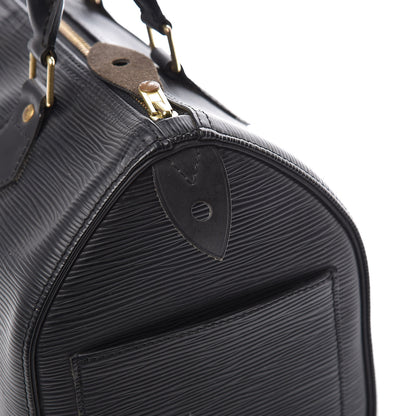 Louis Vuitton Epi Speedy 25 Black 12 of 19