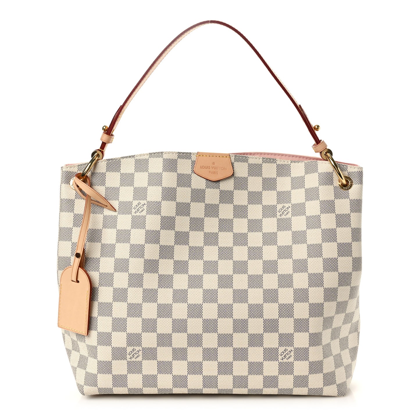 Damier Azur Graceful PM Rose Ballerine