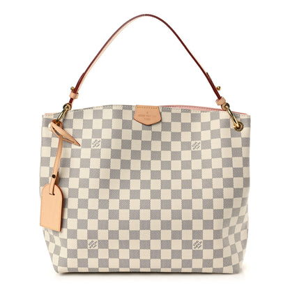 Louis Vuitton Damier Azur Graceful PM Rose Ballerine 1 of 10