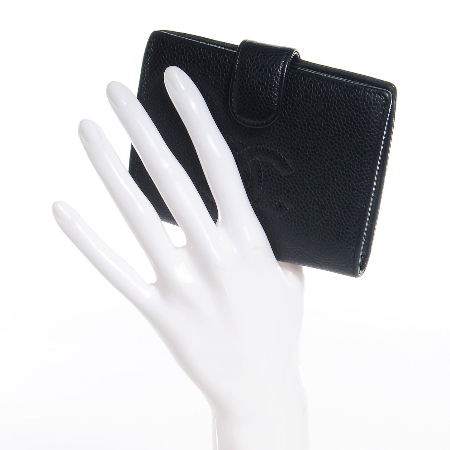 Caviar CC French Wallet Black