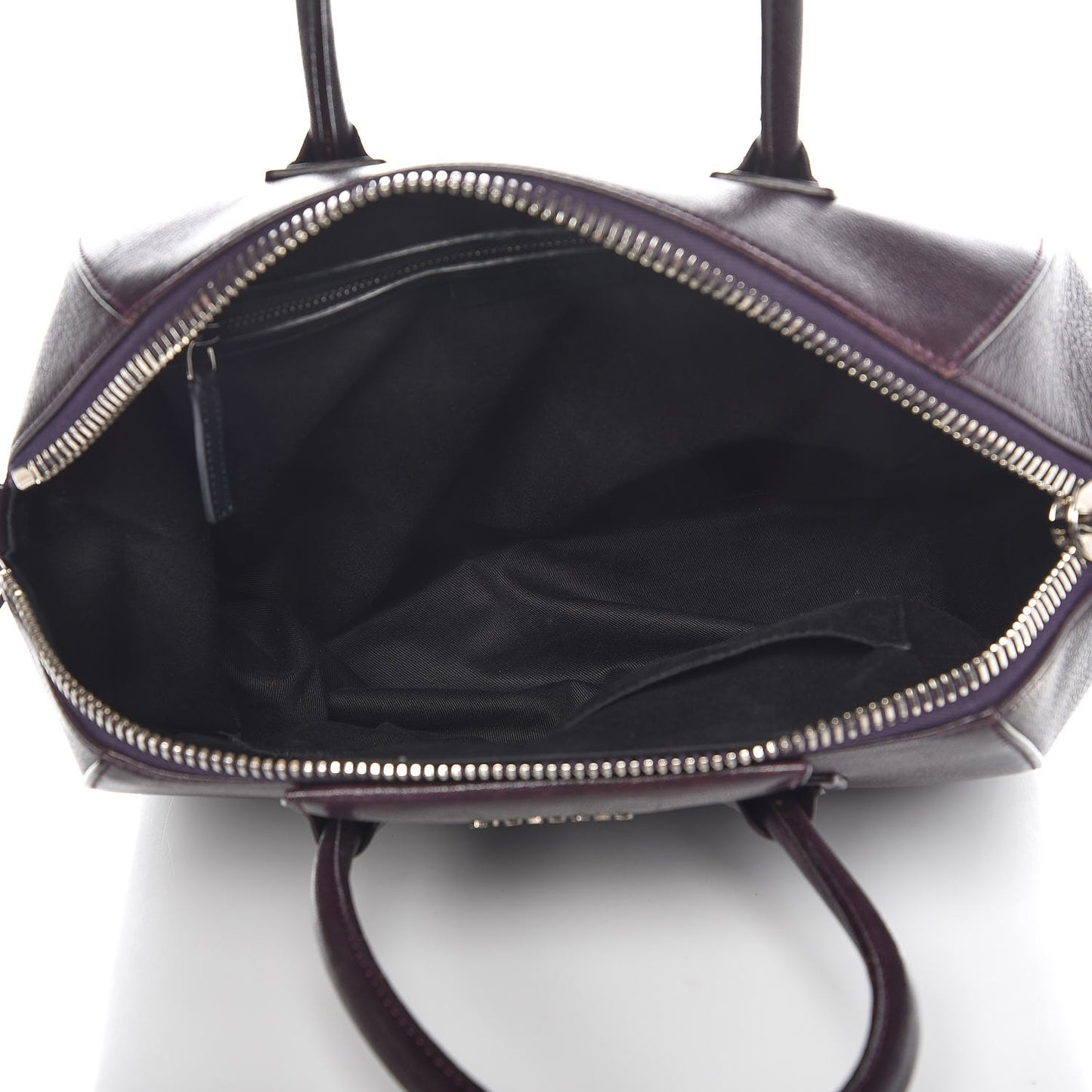 Sugar Goatskin Medium Antigona Aubergine
