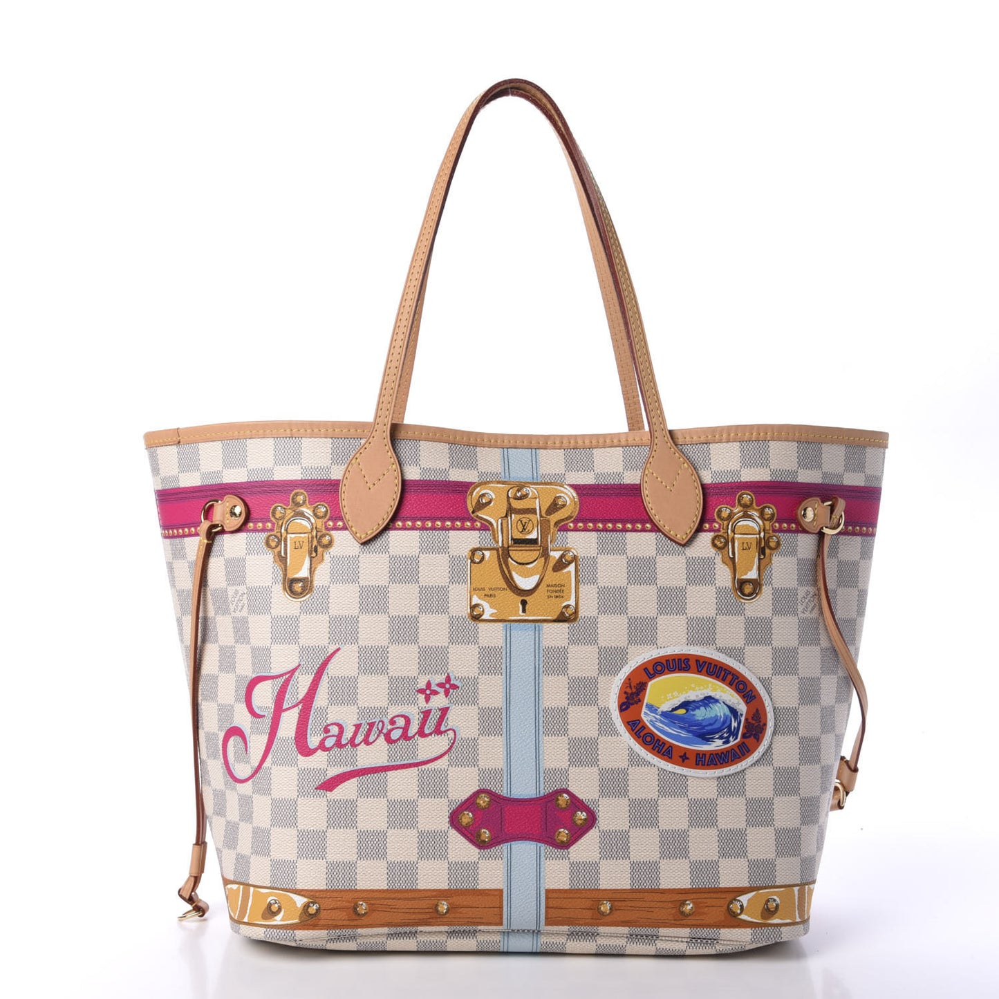 Damier Azur Summer Trunks Hawaii Neo Neverfull MM