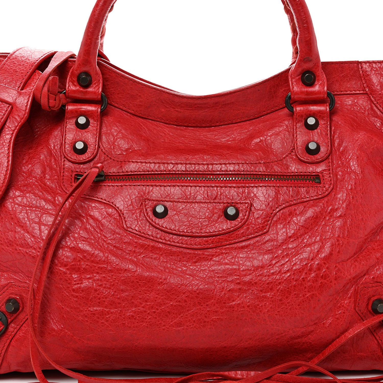 Balenciaga Agneau Classic Hardware City Rouge Coquelicot 9 of 11