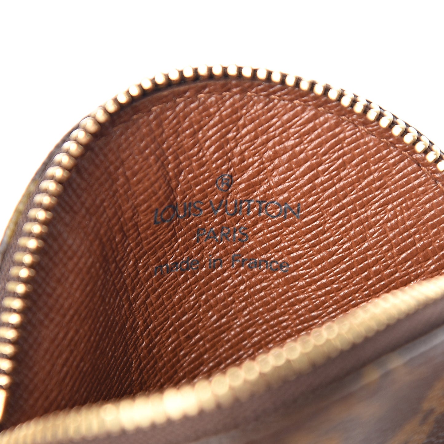 Monogram Round Coin Purse