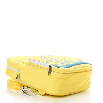 Gucci Nylon Twill Blind For Love Interlocking G Backpack Pastel Yellow Multicolor 3 of 9
