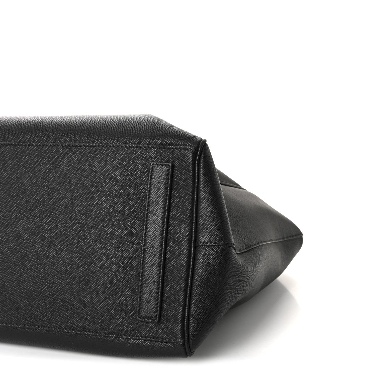 Prada Saffiano Travel Extra Large Galleria Double Zip Tote Black 9 of 9
