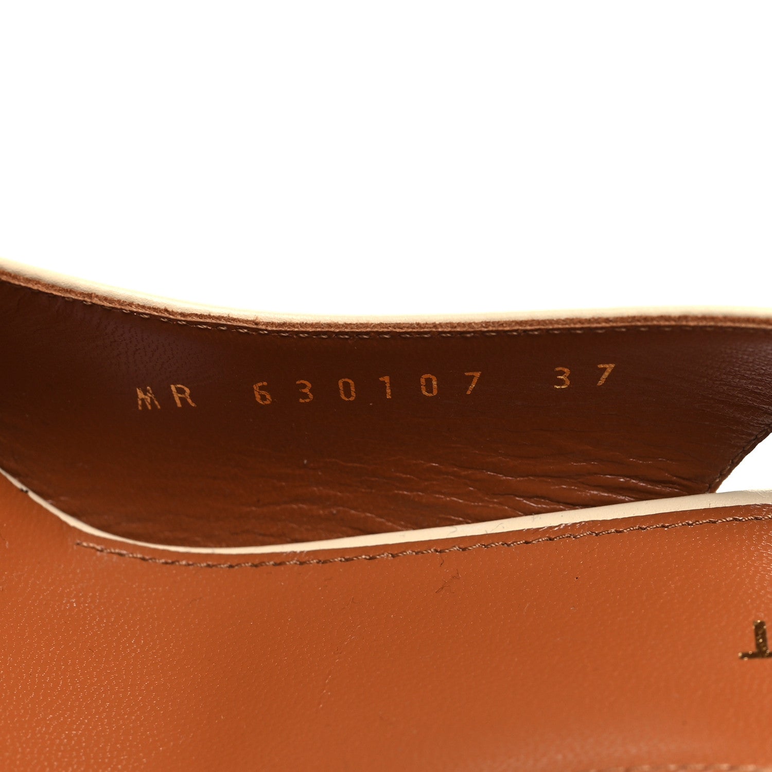Saint Laurent Calfskin Opyum 110 Slingback Pumps 37 Real Beige 6 of 8