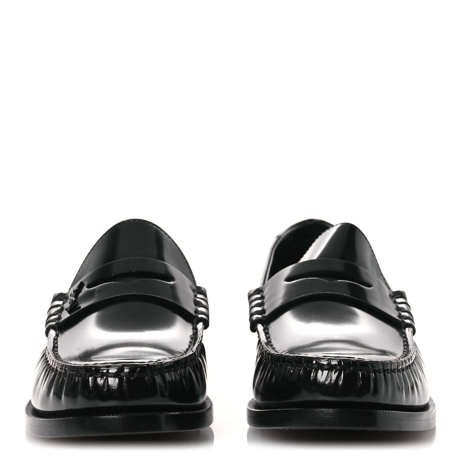 Saint Laurent Magnum Calfskin Le Loafer 15 Moccasin  39 Black 3 of 13