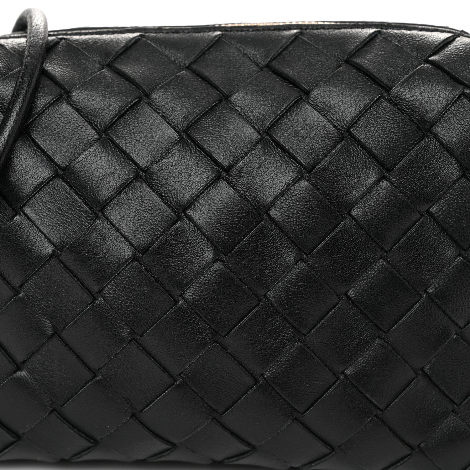 Bottega Veneta Nappa Intrecciato Mini Loop Camera Bag Black 7 of 10