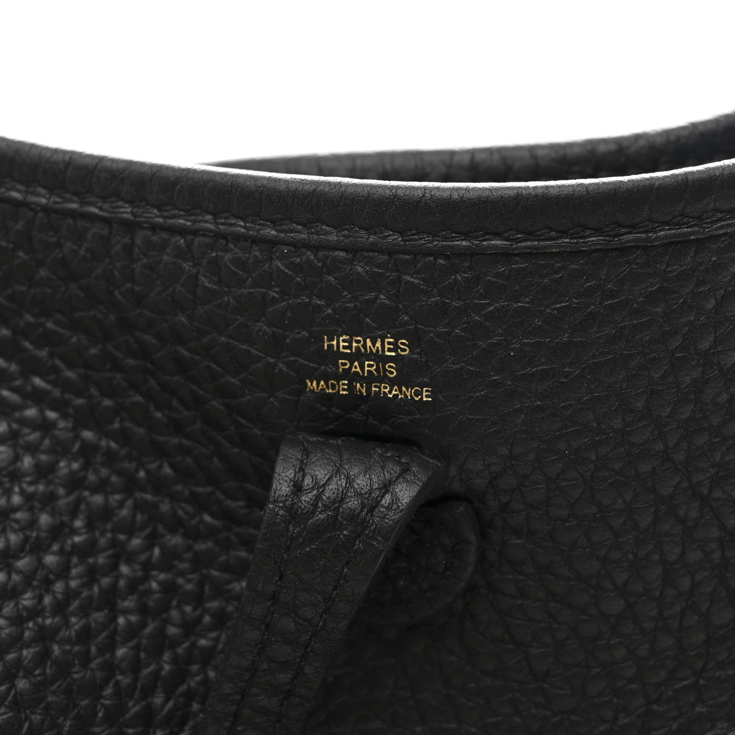 Hermes Taurillon Clemence Evelyne TPM Black 6 of 11