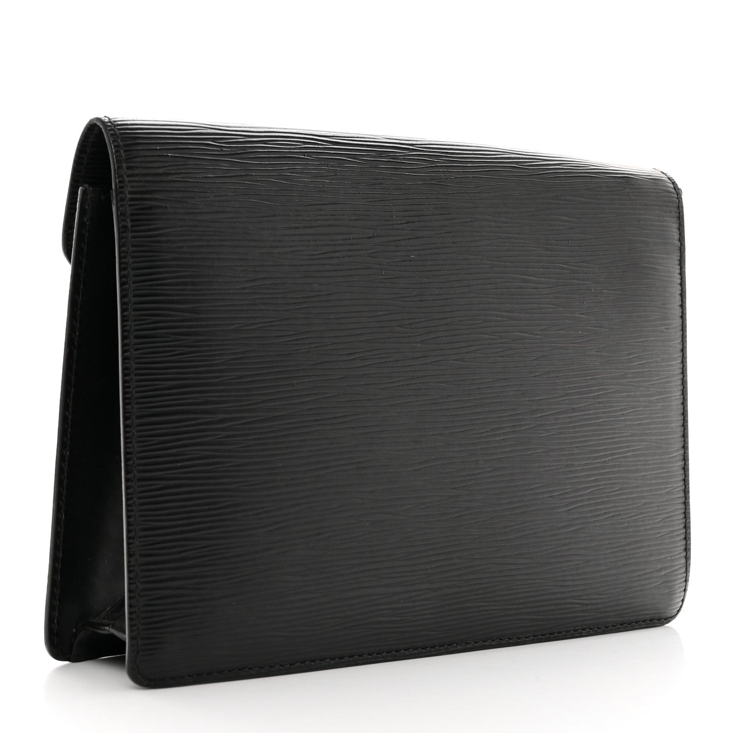 Louis Vuitton Epi Pochette Sellier Dragonne Clutch Black 3 of 15