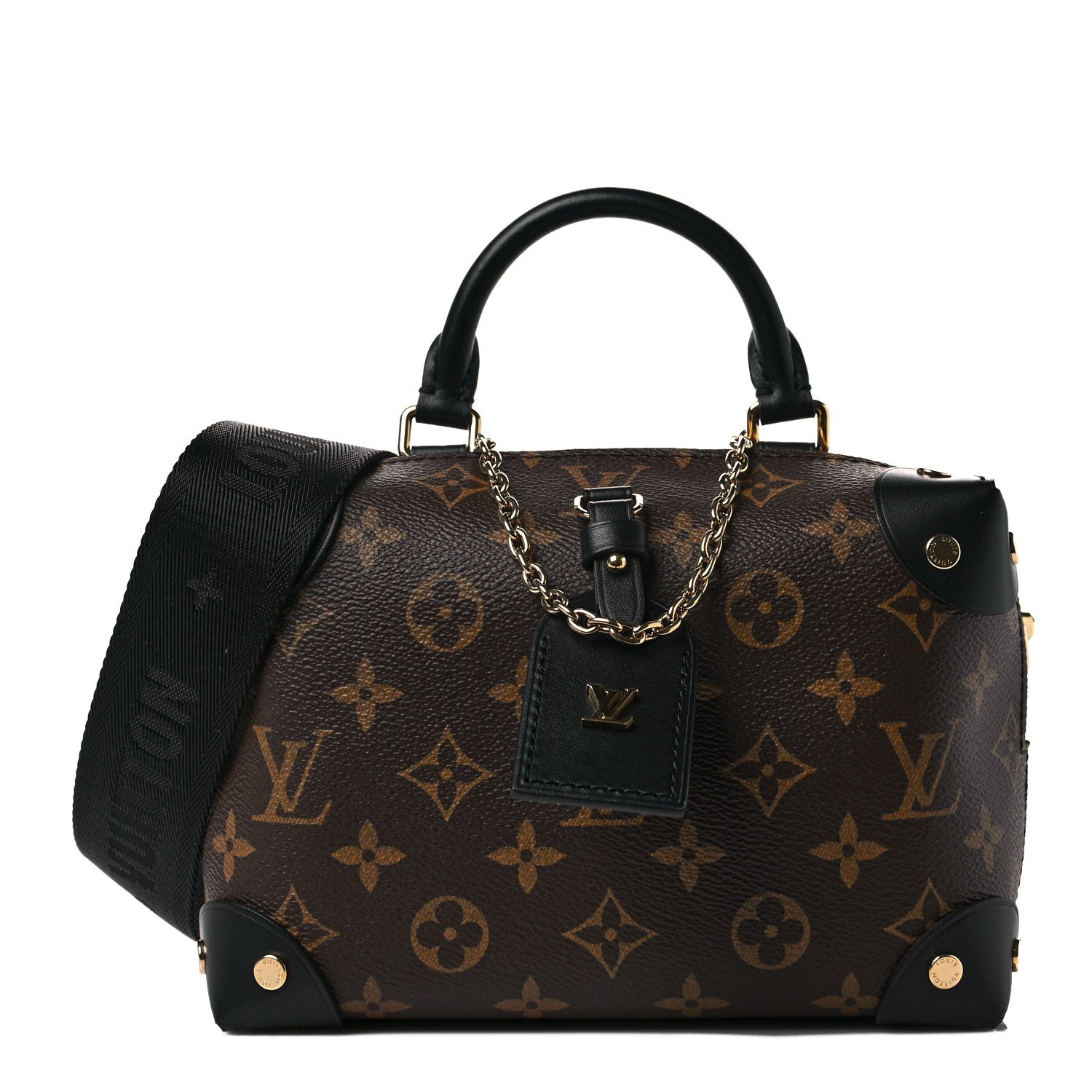 Louis Vuitton Monogram Petite Malle Souple Black 1 of 6