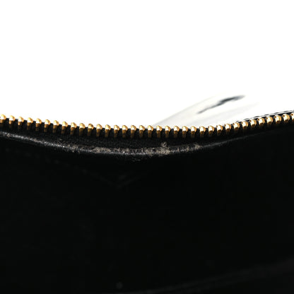 Chanel Patent Quilted CC Barbie Heart Vanity Case Black 11 of 13