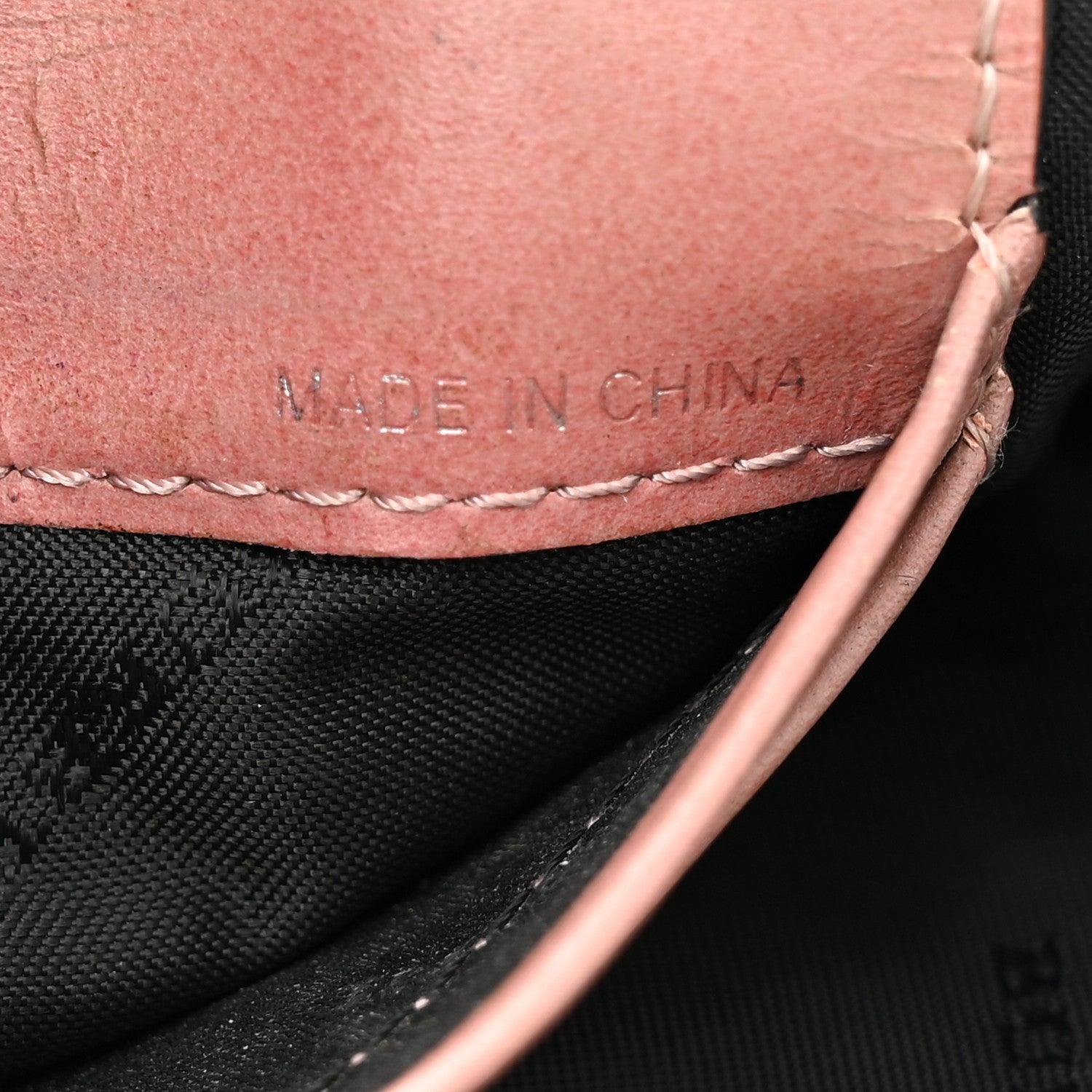 Burberry Signature Grain Calfskin Check Embossed Peyton Crossbody Clutch Bag Pale Orchid 8 of 17