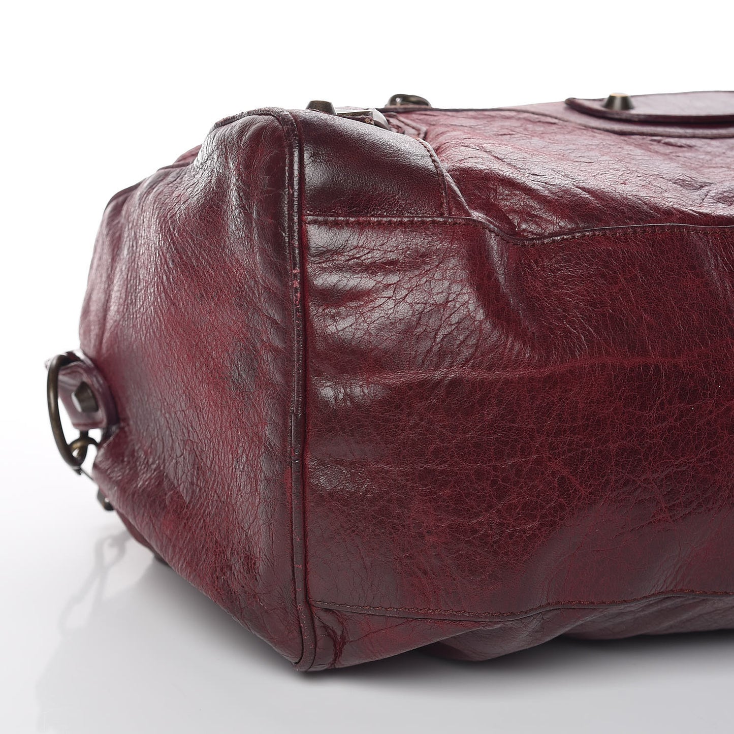 Chevre Classic Hardware Twiggy Rouge Grenat
