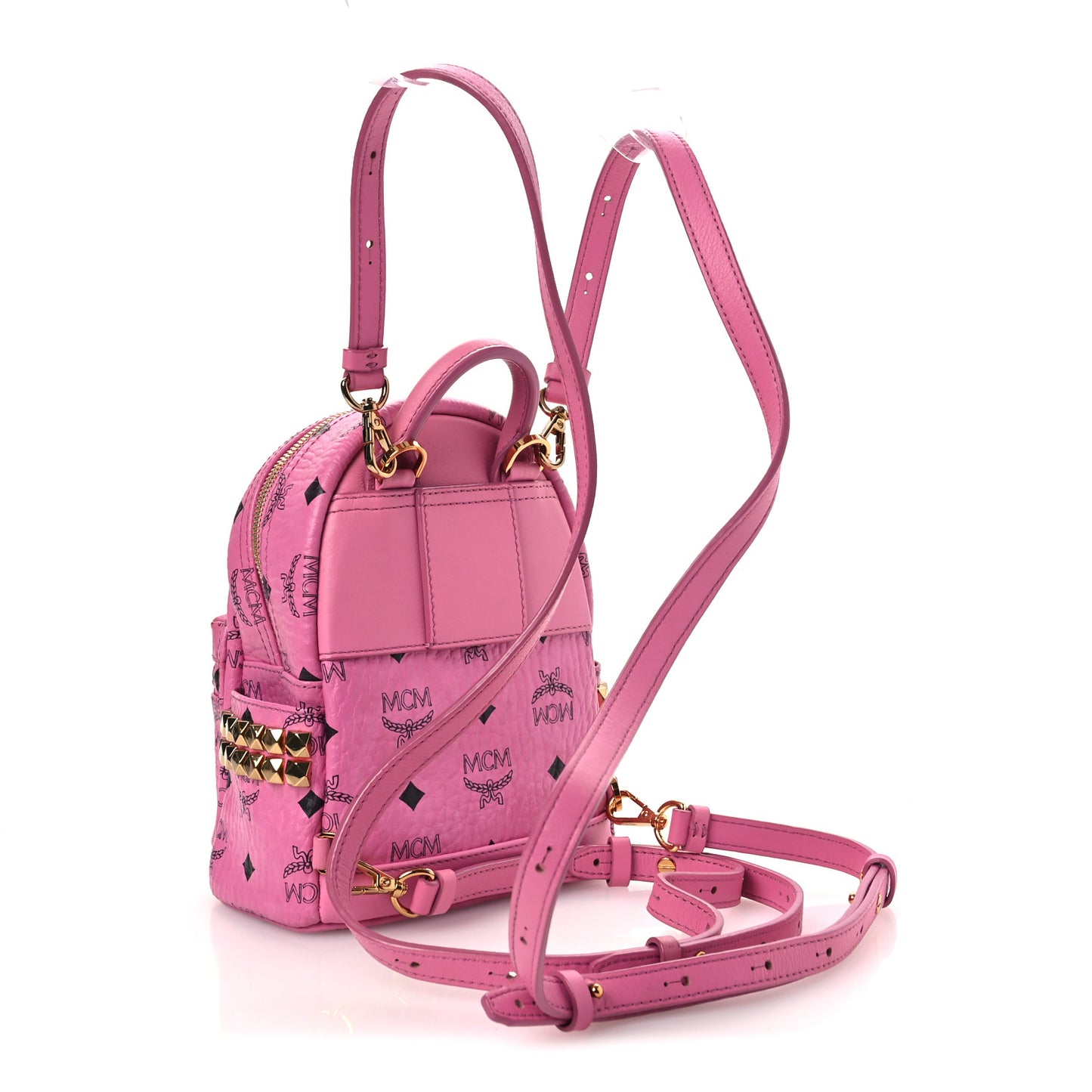 Visetos Side Stud X-Mini Stark Bebe Boo Backpack Pink