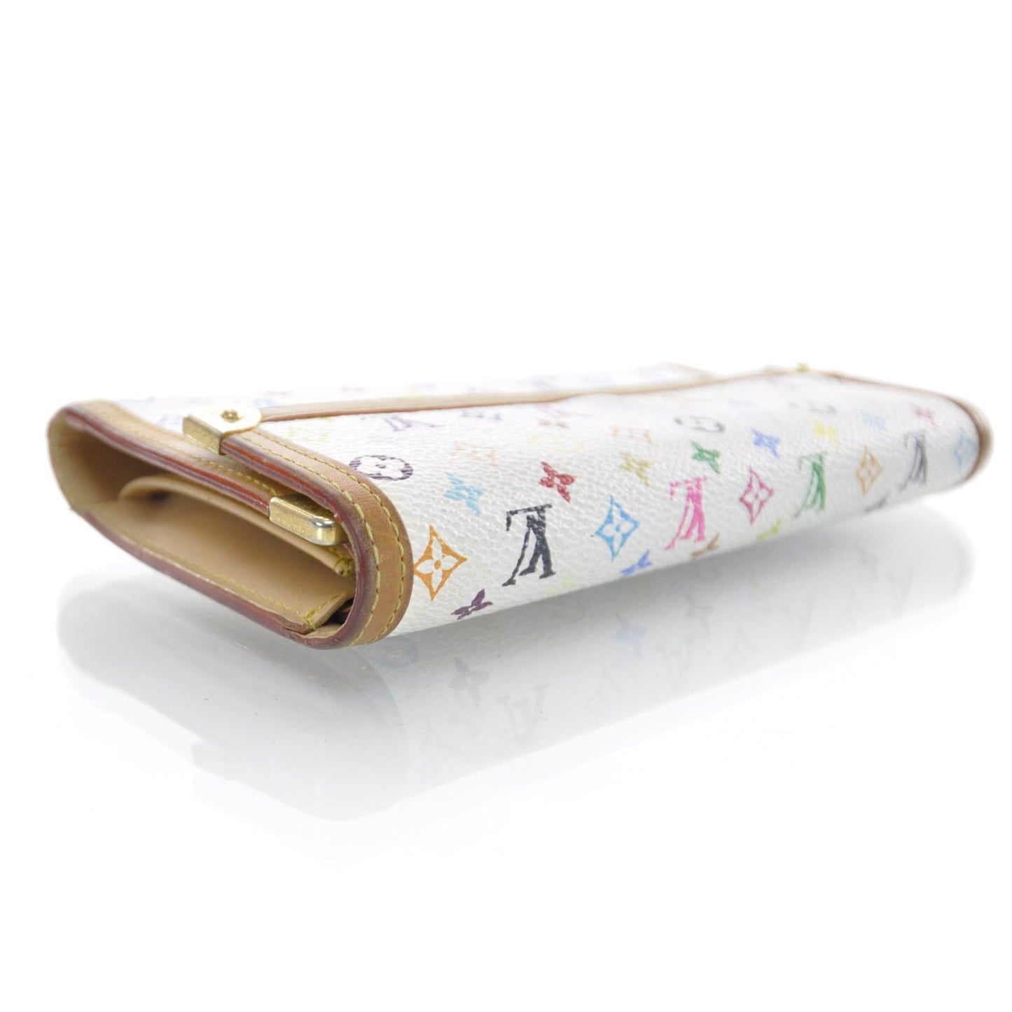 Monogram Multicolor Porte Tresor International Wallet White
