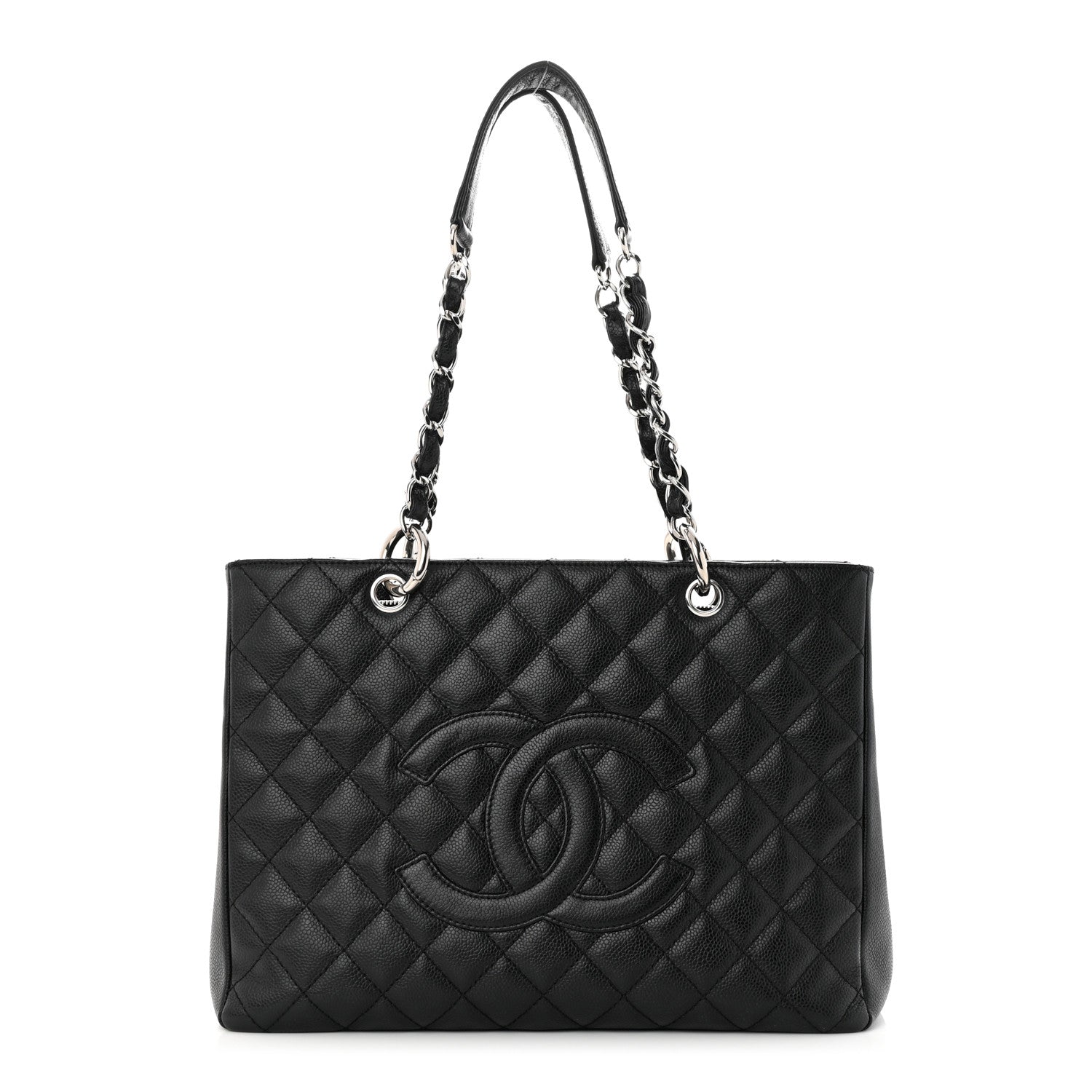 Chanel Caviar Quilted Grand Shopping Tote GST Black 1 of 11