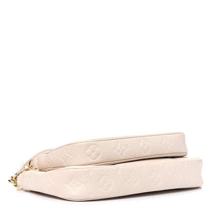 Louis Vuitton Empreinte Monogram Giant Multi Pochette Accessories Cream 3 of 4