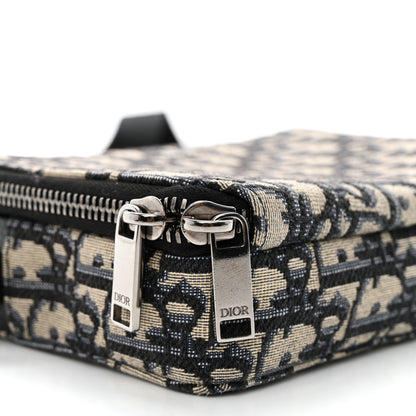 Christian Dior Oblique Pouch Navy Blue 9 of 11