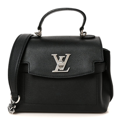 Louis Vuitton Calfskin Lockme Ever BB Black 1 of 10