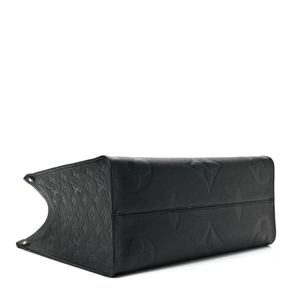 Louis Vuitton Empreinte Monogram Giant Onthego MM Black 4 of 10