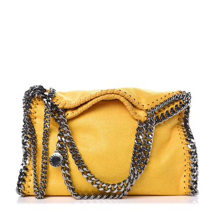 Stella McCartney Shaggy Deer Falabella Mini Fold Over Tote Yellow 1 of 11