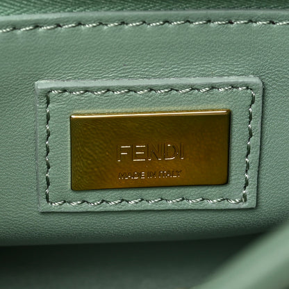 Fendi Nappa Mini Peekaboo Iconic Satchel Menta 6 of 8