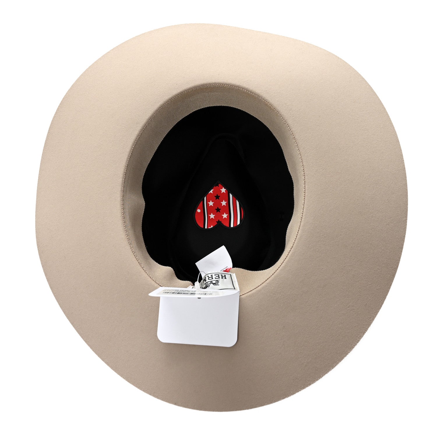 Hermes Rabbit Felt Coeur Hat 56 Beige Perle 7 of 8