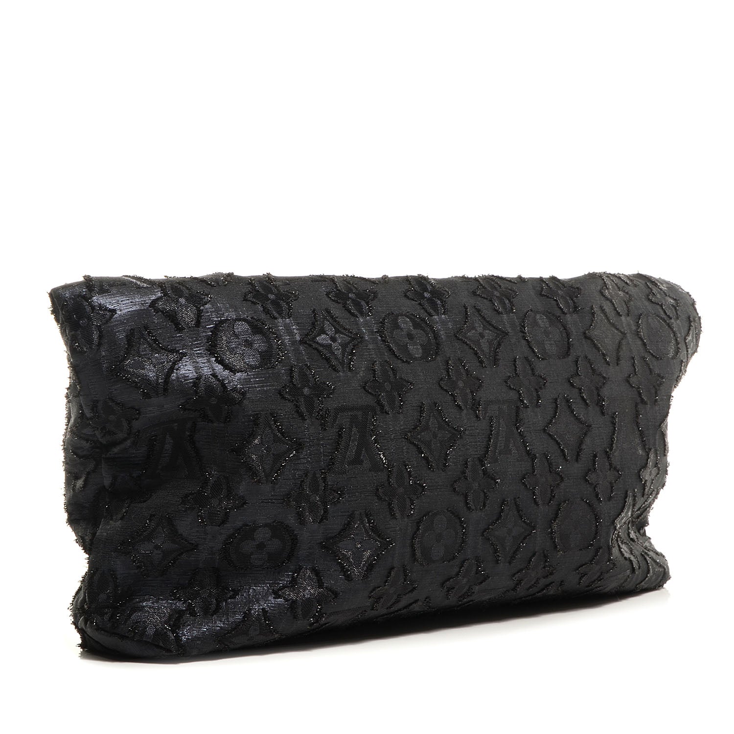 Louis Vuitton Lurex Quilted Monogram Altair Clutch Black 4 of 8