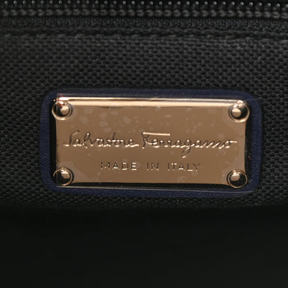 Salvatore Ferragamo Calfskin Briana Tote Navy 8 of 9
