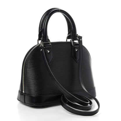 Louis Vuitton Epi Alma BB Black 3 of 12