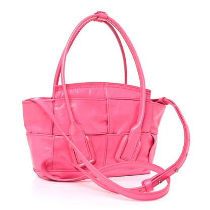 Bottega Veneta Paper Calfskin Maxi Intrecciato Mini Arco Pink 3 of 10