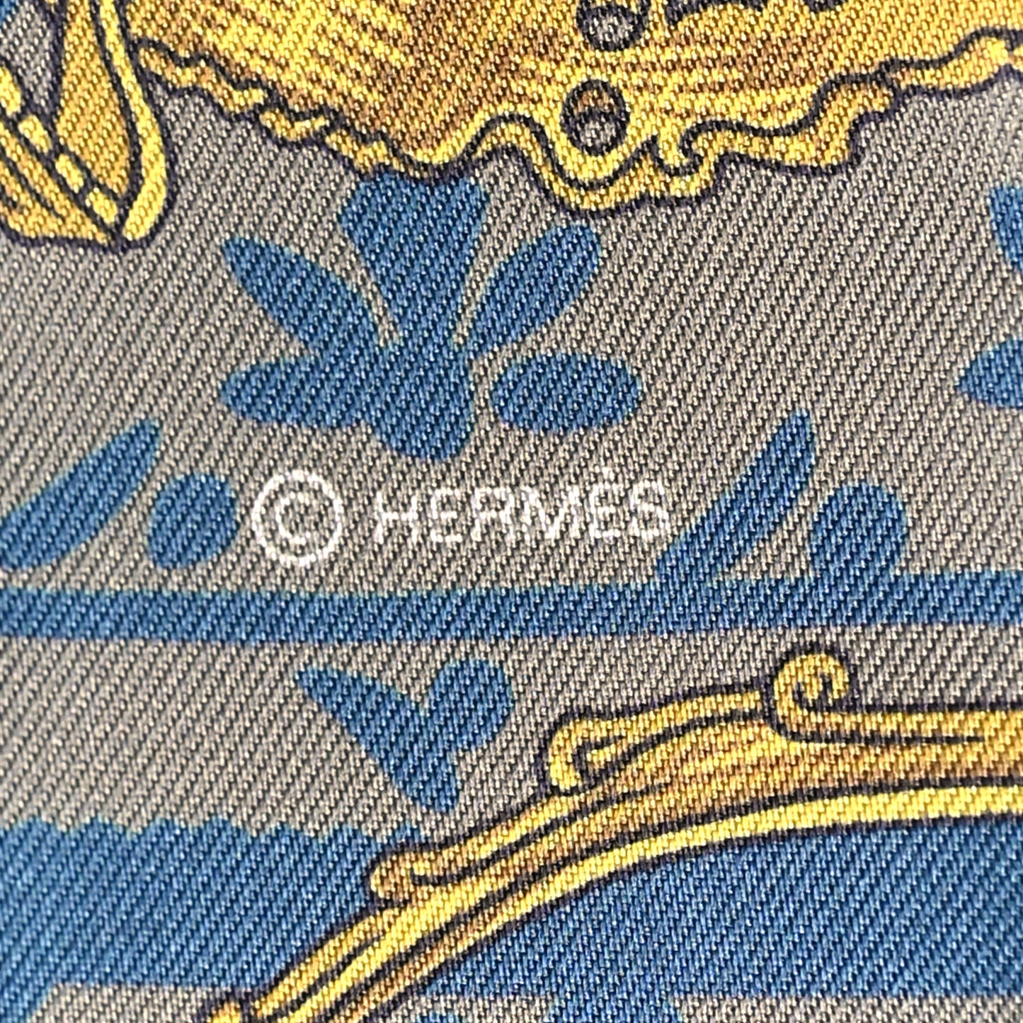 Silk Etriers Remix Twilly Vert De Gris Bleu Moyen