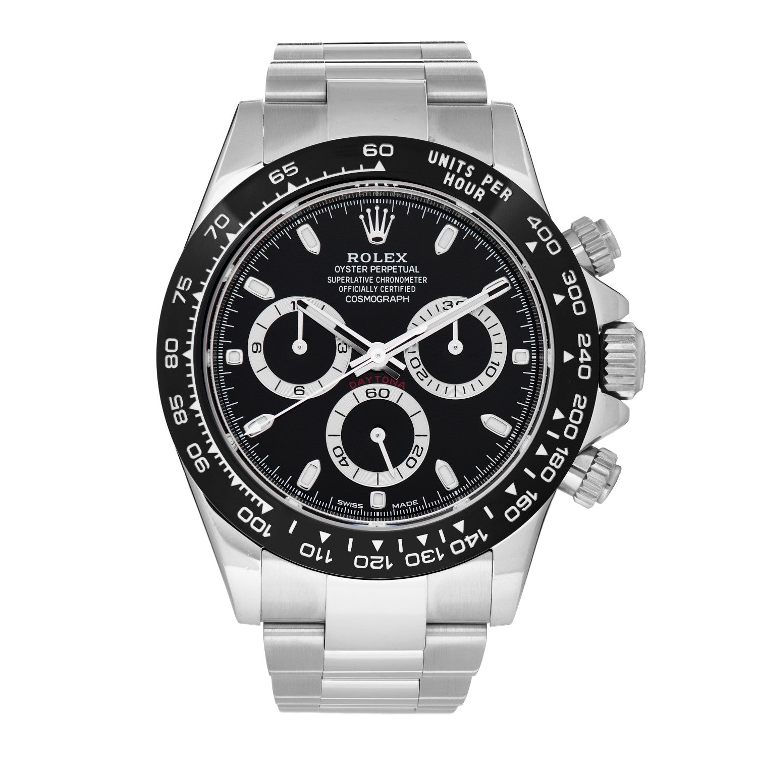 Rolex Stainless Steel 40mm Oyster Perpetual Cosmograph Daytona Watch Black 116500LN 1 of 4